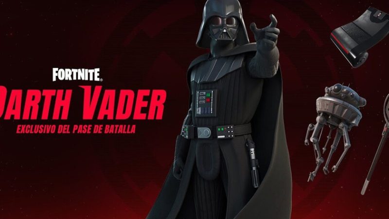 El propio Darth Vader está a punto de apoderarse de Fortnite Island, e incluso puedes quitarle su sable de luz.