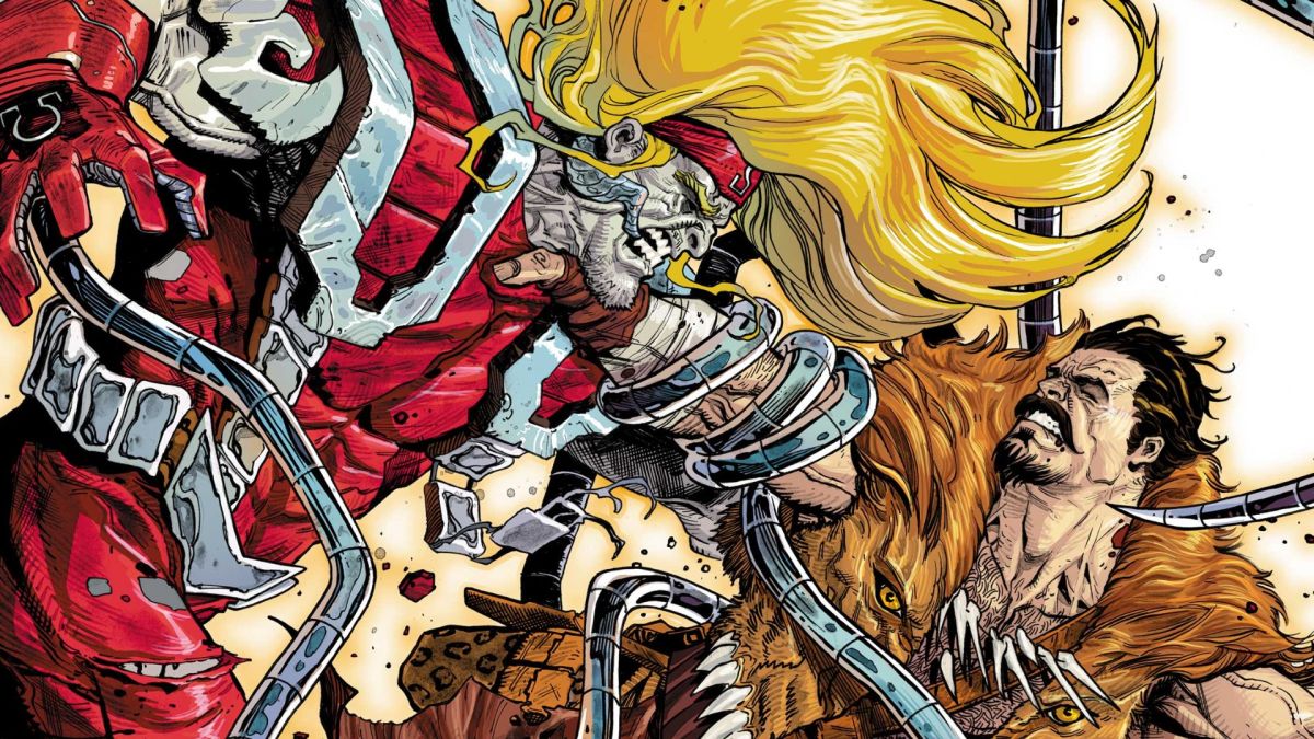 Kraven vs. Omega Red en Krakoa en The Hunt for X de X-Force en septiembre