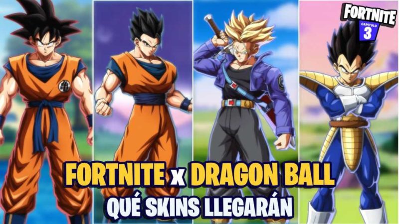 ¿Qué máscaras de Dragon Ball llegarán a Fortnite?