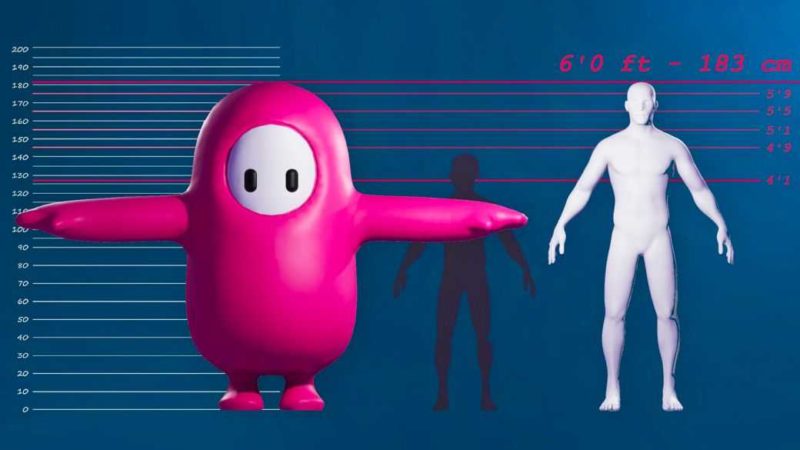 ¿Cuánto mide Fall Guy?  Una vez más, esto demuestra que el tamaño importa