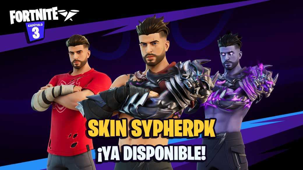 Skin SypherPK ya disponible en Fortnite: precio y contenido