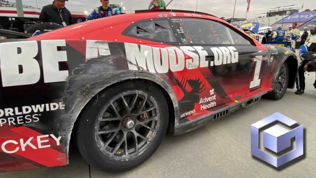 Un piloto de NASCAR desafía el peligro y realiza un truco de un videojuego;  lo aprendió mientras jugaba GameCube