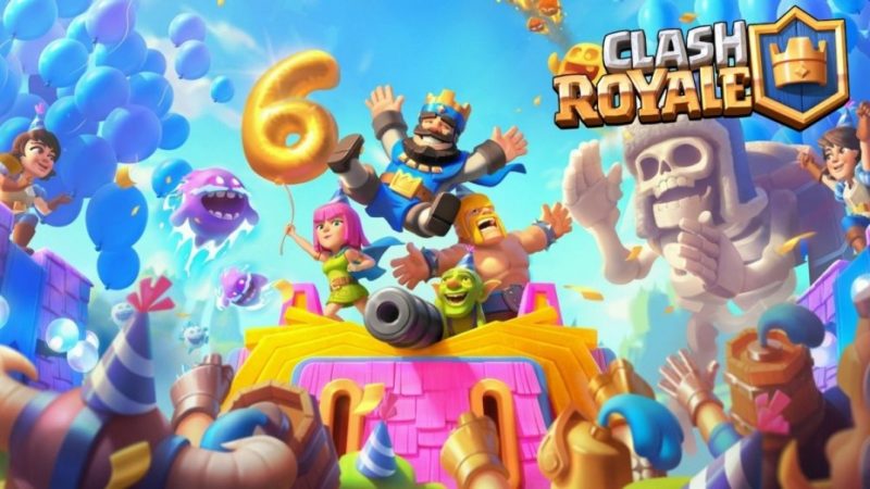 6.º aniversario de Clash Royale: gesto coleccionable gratuito y más festividades