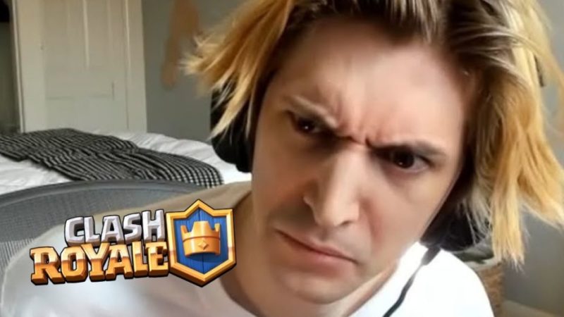 Clash Royale: xQc enloquece ante 100.000 espectadores