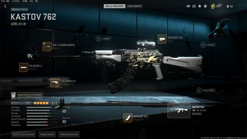 Cómo guardar cargas de armas en Modern Warfare 2 y Warzone 2.0