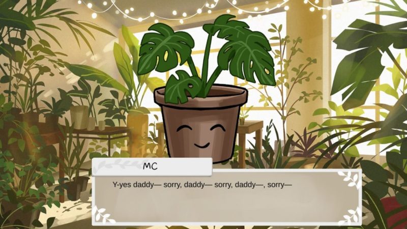 No esperaba que este simulador de citas con plantas fuera tan picante