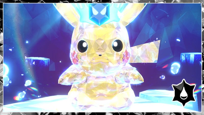 Pokémon Scarlet y Violet anuncian el próximo evento de incursión Tera de 7 estrellas Pikachu tipo agua Tera