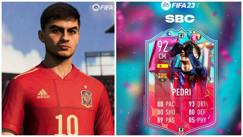 Las filtraciones de FIFA 23 revelan que Pedri será un próximo SBC de cumpleaños de FUT