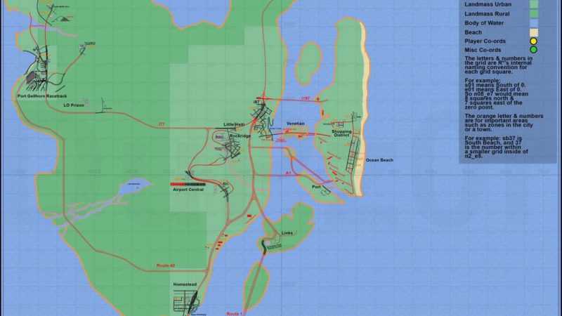 El fanático filtra todo el mapa: la ambientación de Vice City es cada vez más probable