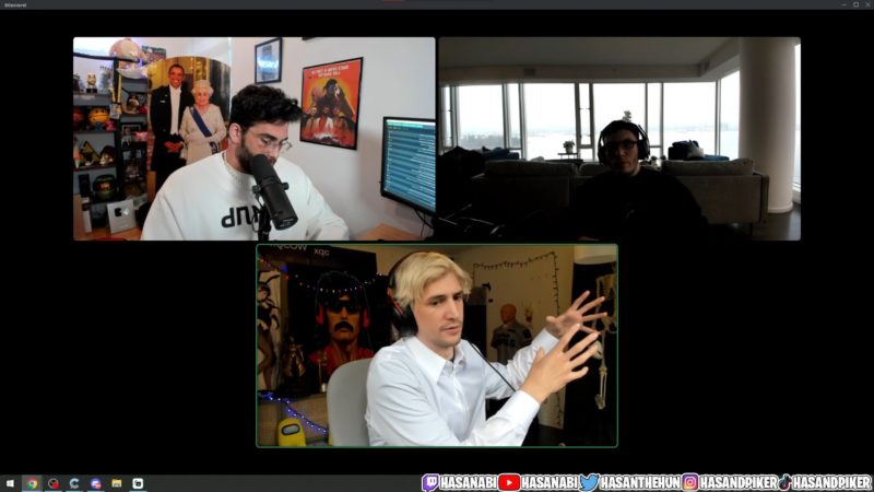 HasanAbi defiende el ataque del editor a Trainwreckstv por los programas de salud mental mientras continúa transmitiendo