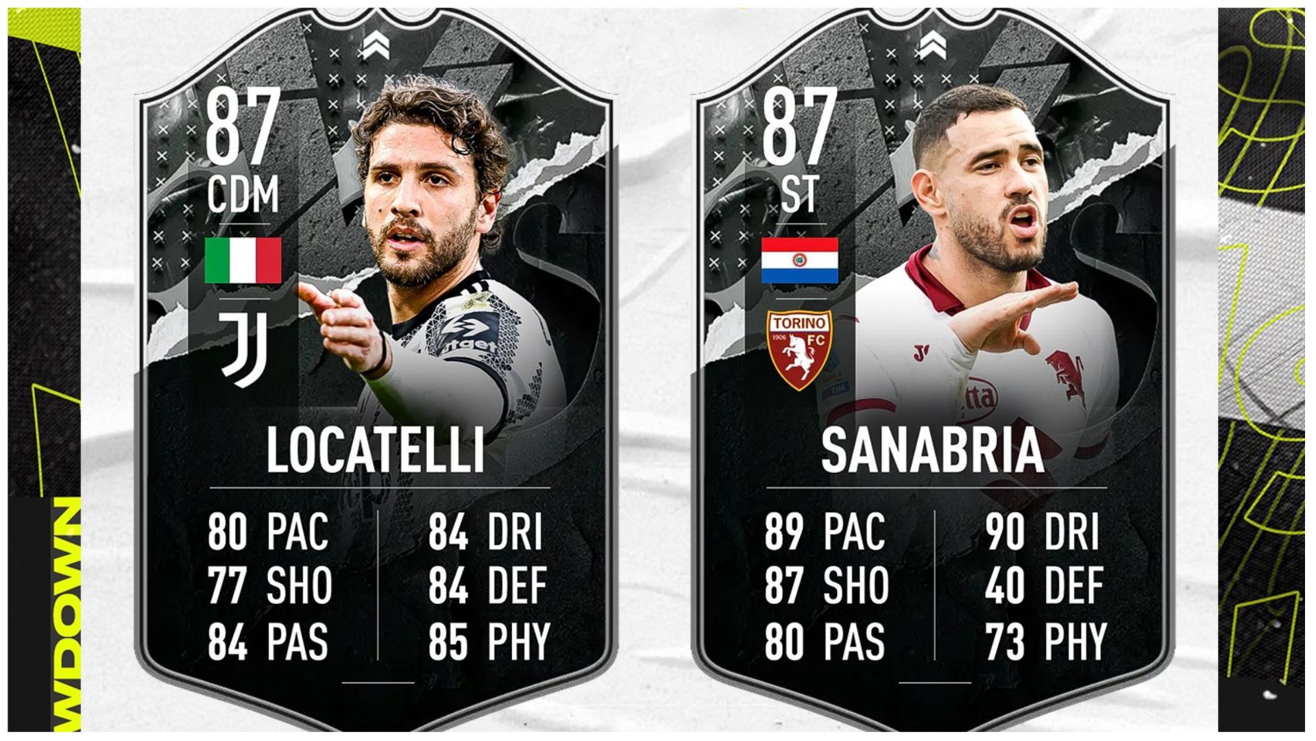 Las filtraciones de FIFA 23 revelan que Locatelli y Sanabria serán los próximos mapas de enfrentamiento en Ultimate Team