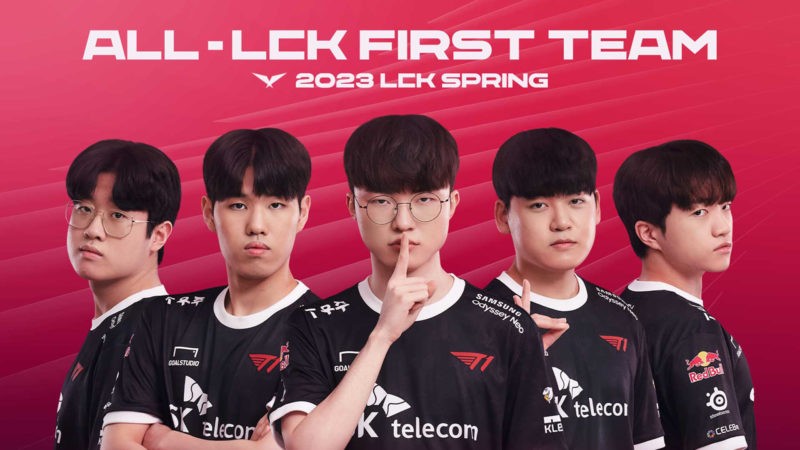 El primer equipo All-LCK incluye jugadores T1, haciendo historia