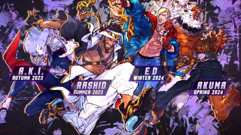 Anuncio de los personajes DLC del año 1 de Street Fighter 6: Rashid, Akuma y más
