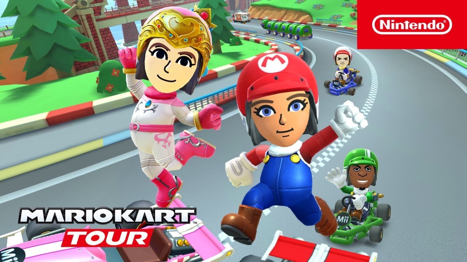 El tráiler de Mario Kart Tour muestra el nuevo Mii Tour y los trajes de carreras, que saldrán la próxima semana