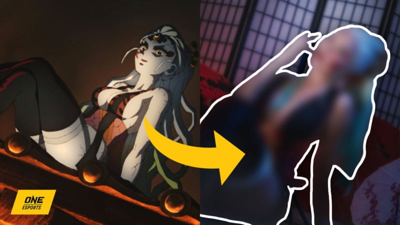 El cosplay de Demon Slayer Daki te hará rogar que te coman