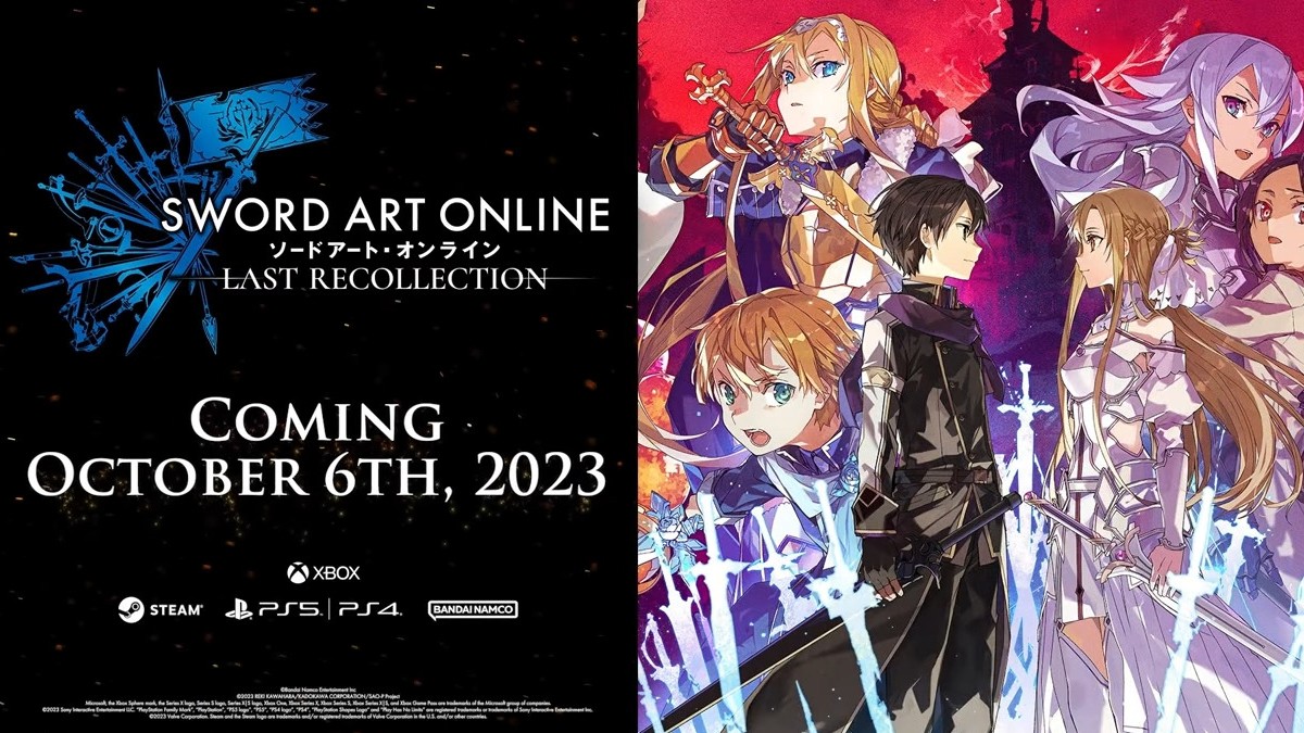 Sword Art Online Last Recollection revela el tráiler de la historia antes del lanzamiento de octubre