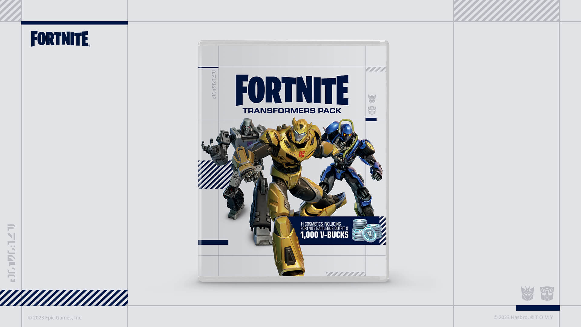 Fortnite anuncia tres nuevas máscaras de Transformers que llegarán más adelante este año