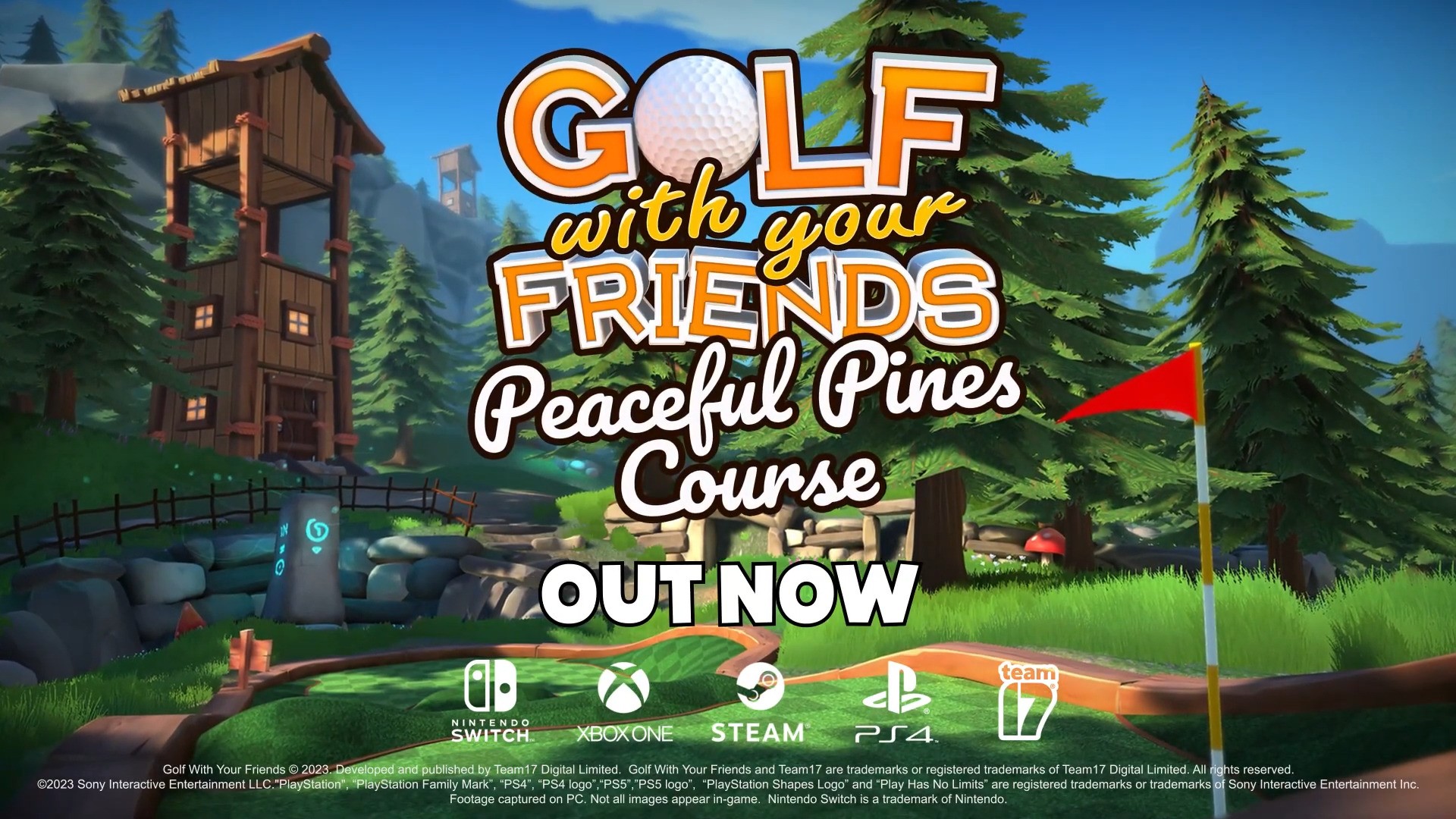 Golf With Your Friends recibe hoy el DLC Peaceful Pines Course y Fairytale Fables Pack