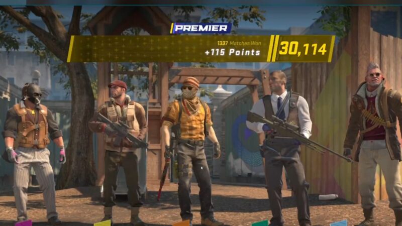 Nuevo sistema de clasificación Premier CS2: clasificación CS y niveles de color