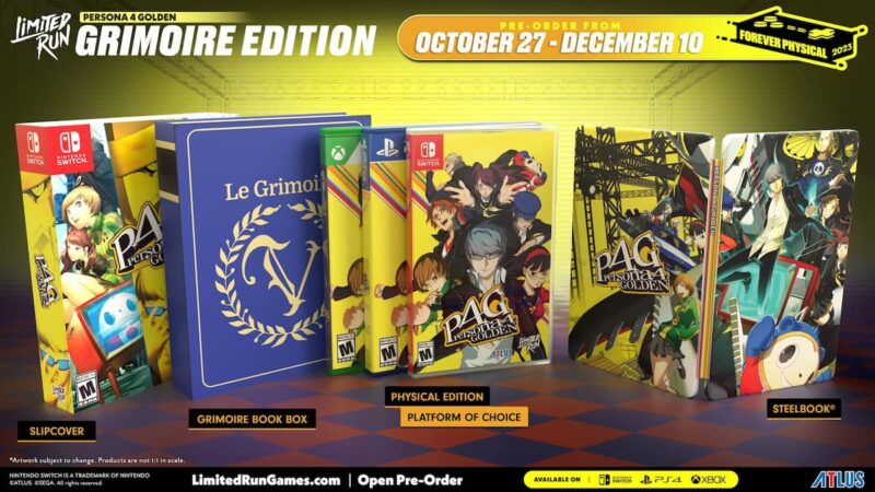 Persona 4 Golden Collectors Editions a la venta en serie limitada