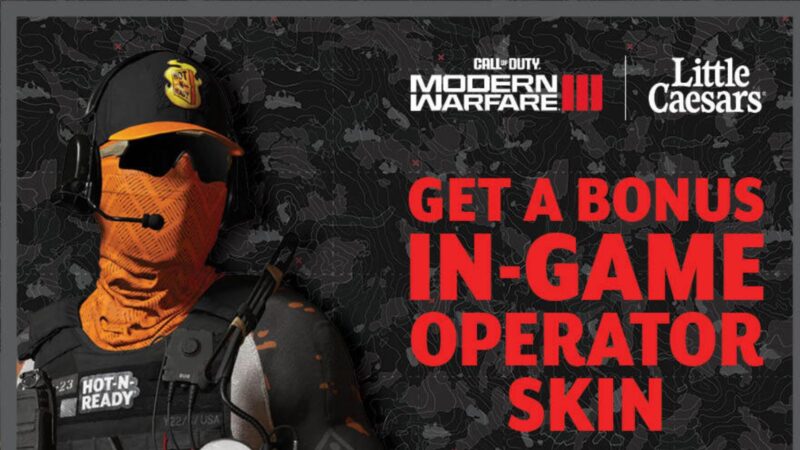 La asociación Little Caesars MW3 ofrece aspectos exclusivos y más