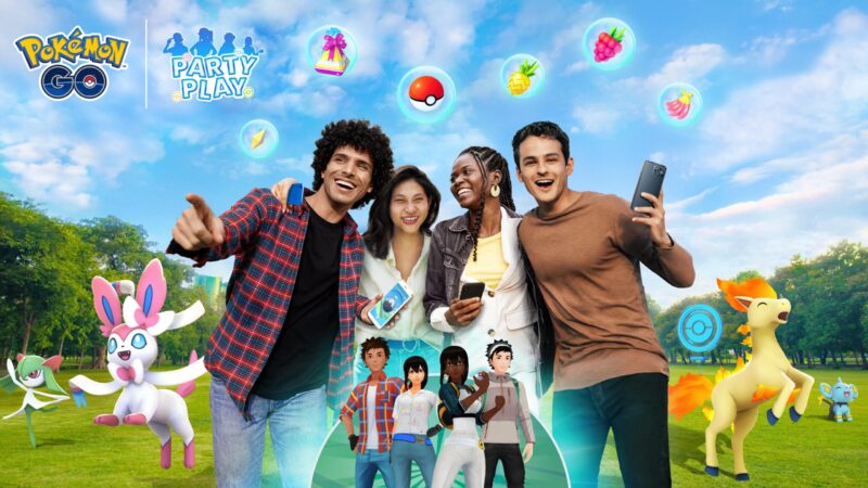 Echa un vistazo a la función Party Play en Pokémon GO