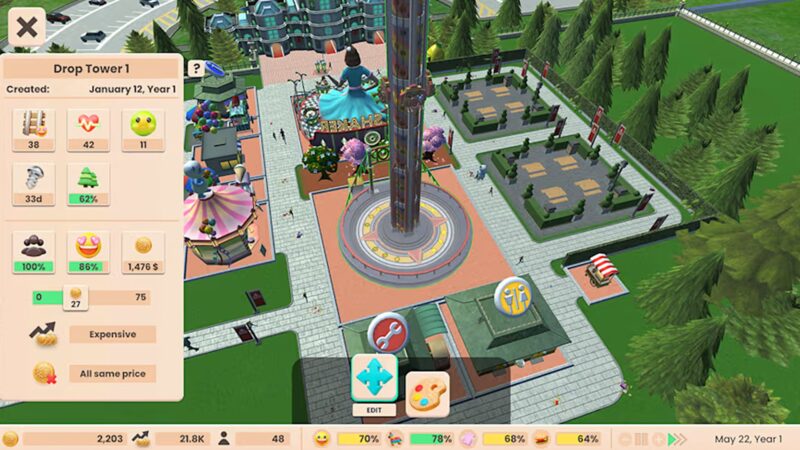 RollerCoaster Tycoon Adventures Deluxe fija la fecha de lanzamiento el 1 de noviembre
