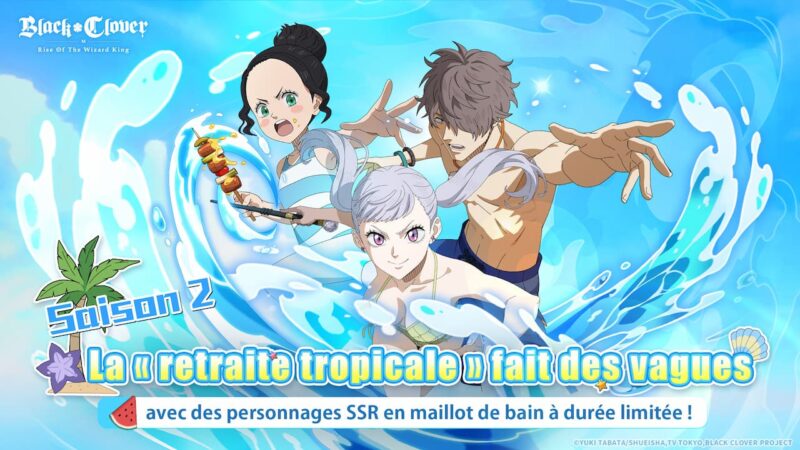 Black Clover M: Rise of the Wizard King lanza la temporada 2 y agrega nuevos personajes SSR por tiempo limitado y desafíos emocionantes.