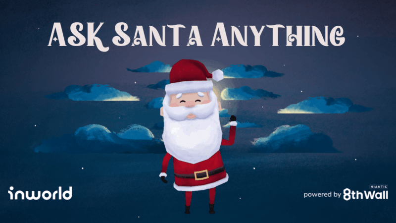 Charla con Papá Noel en Realidad Aumentada gracias a una experiencia de Niantic y 8th Wall