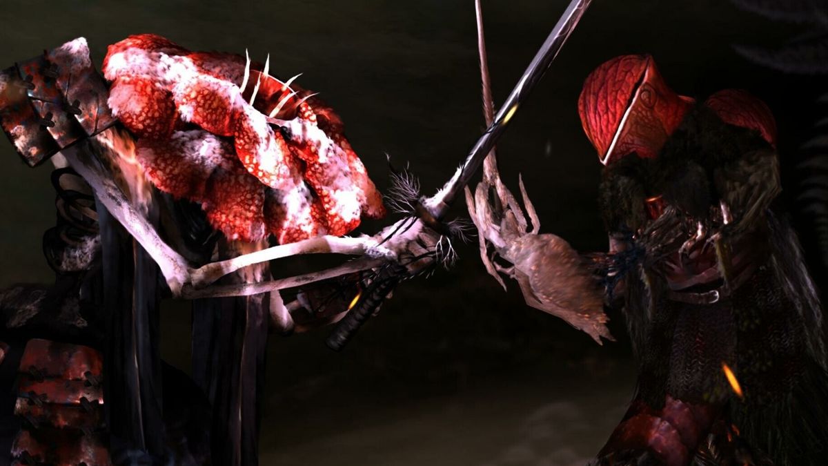 La joya oscura de Steam Next Fest es un inquietante y hermoso juego de terror cooperativo de sofá de un solo golpe inspirado en Dark Souls y la Princesa Mononoke.