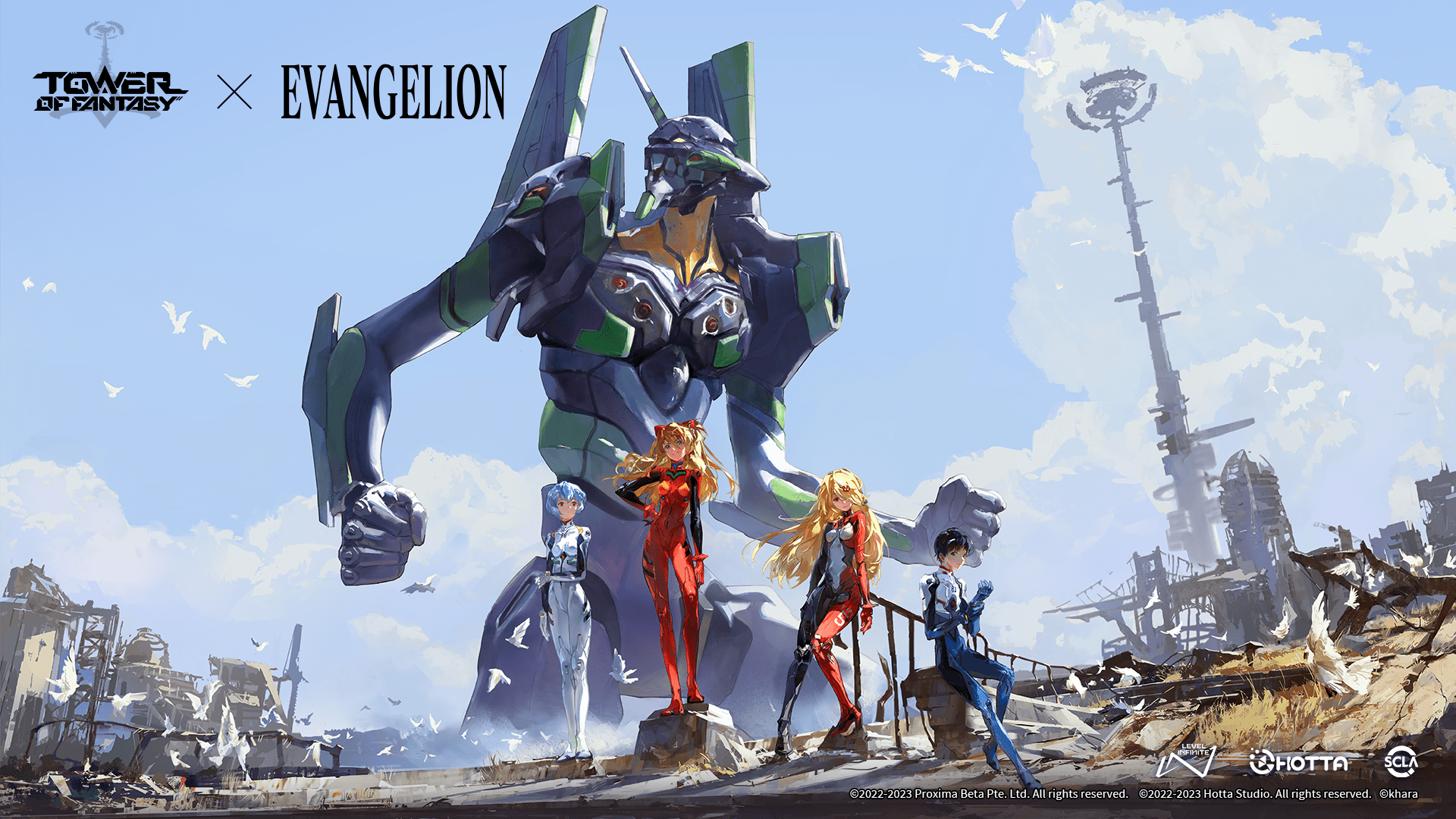 Se acerca la colaboración de Tower of Fantasy y Evangelion