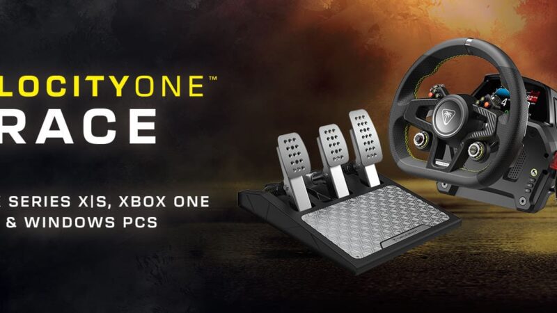 Turtle Beach anuncia VelocityOne Race, su nuevo volante de carreras