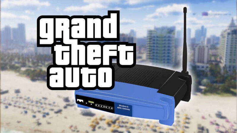 El enrutador WiFi ejecuta Vice City