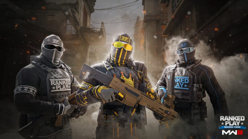 Todas las nuevas recompensas clasificatorias de la temporada 3 de MW3 y cómo ganarlas