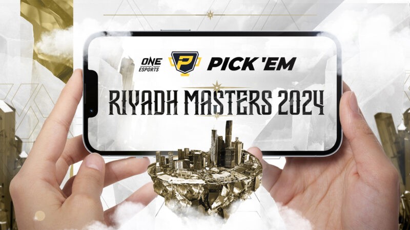 El desafío Pick'Em del ONE Esports Riyadh Masters 2024