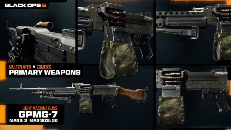 El mejor equipamiento de GPMG-7 en Black Ops 6: potente LMG