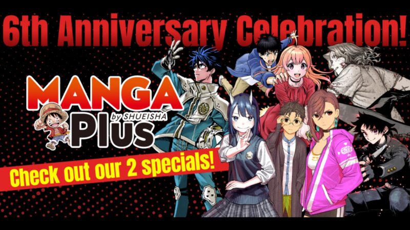 Manga Plus por el sexto aniversario del sorteo de Shueisha