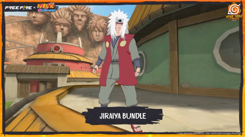 Cómo conseguir el Pack Jiraiya gratis en Free Fire x Naruto