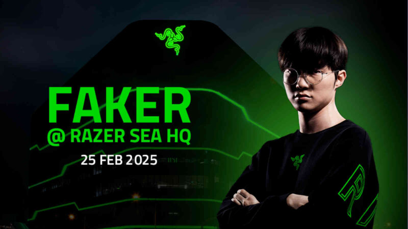 Cómo ganar una camiseta Faker y dispositivos Razer firmados
