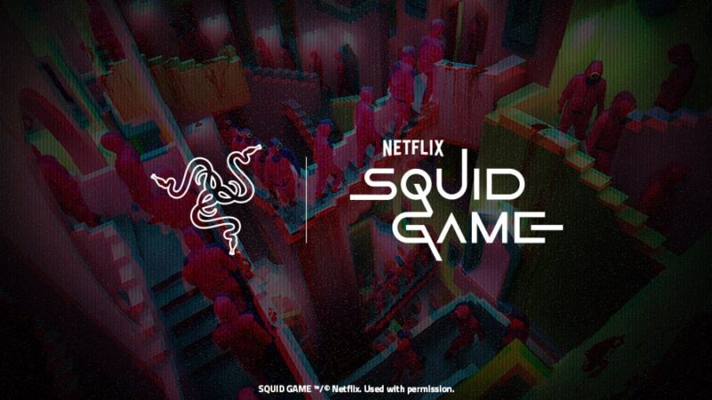La supervivencia es un juego con la colección Razer Squid Game