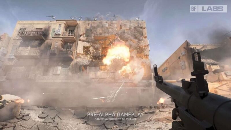 Firstfield Battlefield 6 Gameplay y pérdida de la pantalla de distribución en línea, indica el regreso a la estética BF3