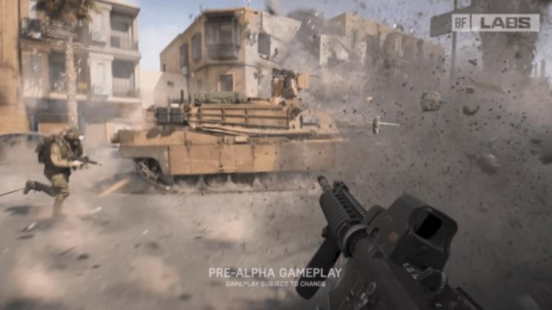 Las nuevas pérdidas de Battlefield Labs presentan el juego de los tanques, echen un vistazo a los menús, la pantalla del equipo, la interfaz de usuario