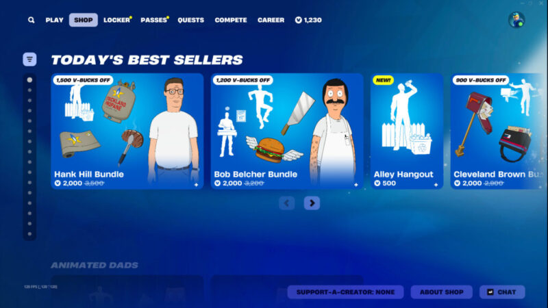 El nuevo gesto «Rey de la Colina» en Fortnite