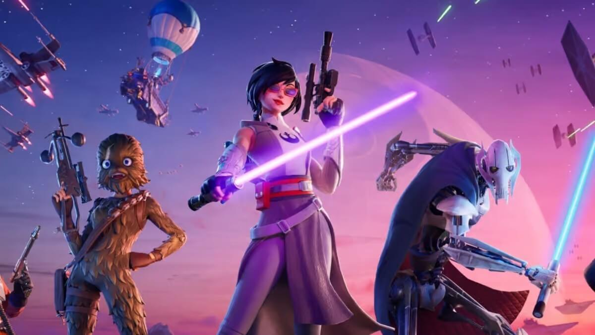 Cronograma completo de actualizaciones de Star Wars en Fortnite: Batalla Galáctica