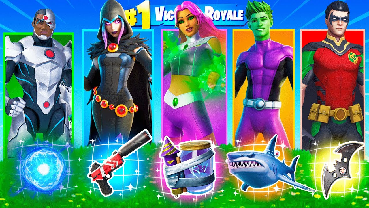 Teen Titans llegan por completo a Fortnite – Cyborg hace su debut, Raven sigue siendo exclusiva