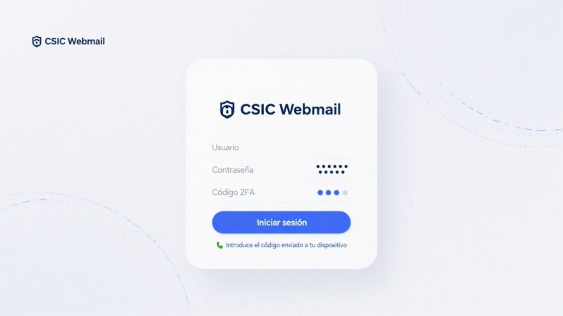 Errores comunes en CSIC Webmail y cómo solucionarlos rápidamente