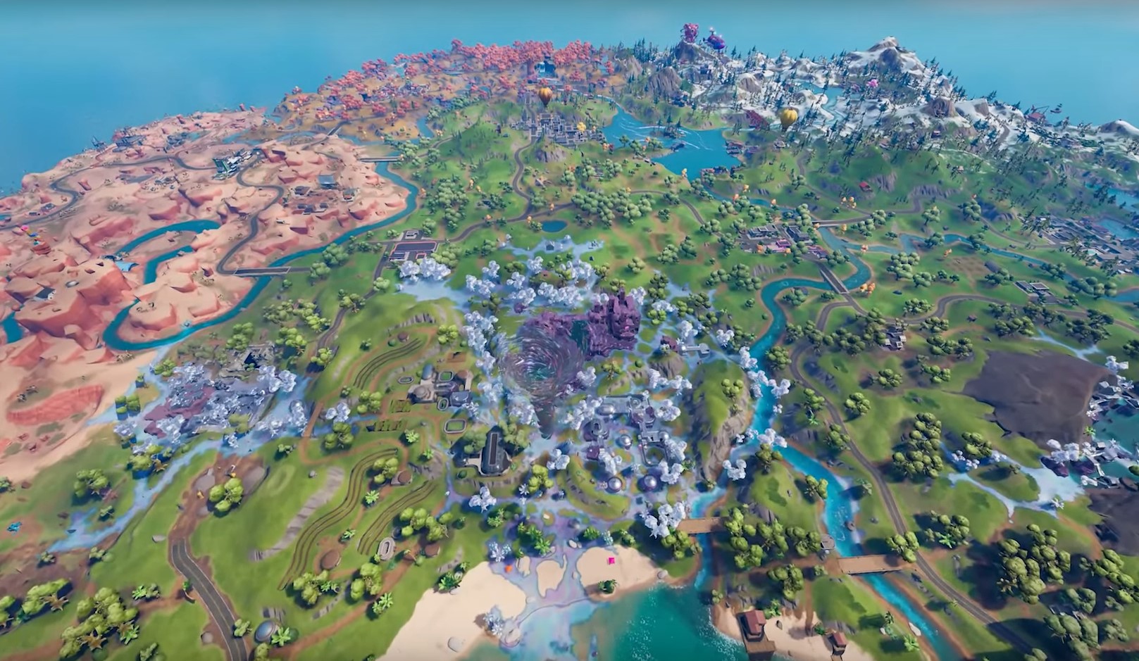 Mapa de Fortnite Capítulo 7 filtrado: Nuevos Puntos de Interés y Sensaciones de Nostalgia