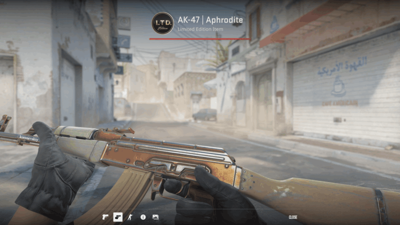 CS2: AK-47 Afrodita presenta por primera vez un skin encubierto en el arsenal.
