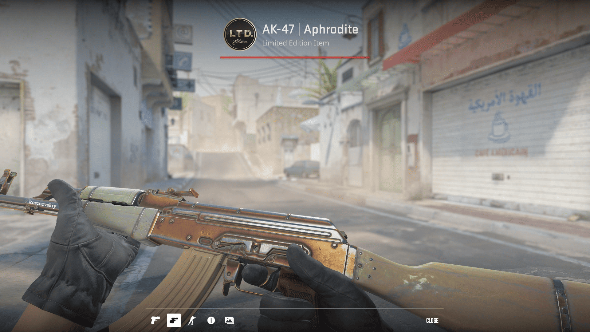 CS2: AK-47 Afrodita presenta por primera vez un skin encubierto en el arsenal.
