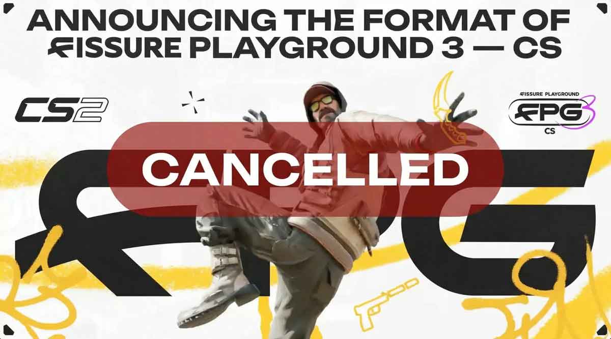 FISSURE cancela Playground 3: Se anula el CS2-LAN en Shenzhen.